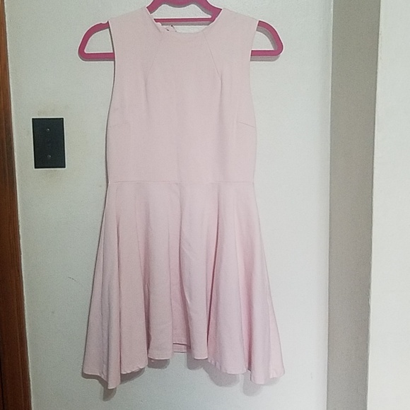Lulu's light pink skater dress - Picture 2 of 6